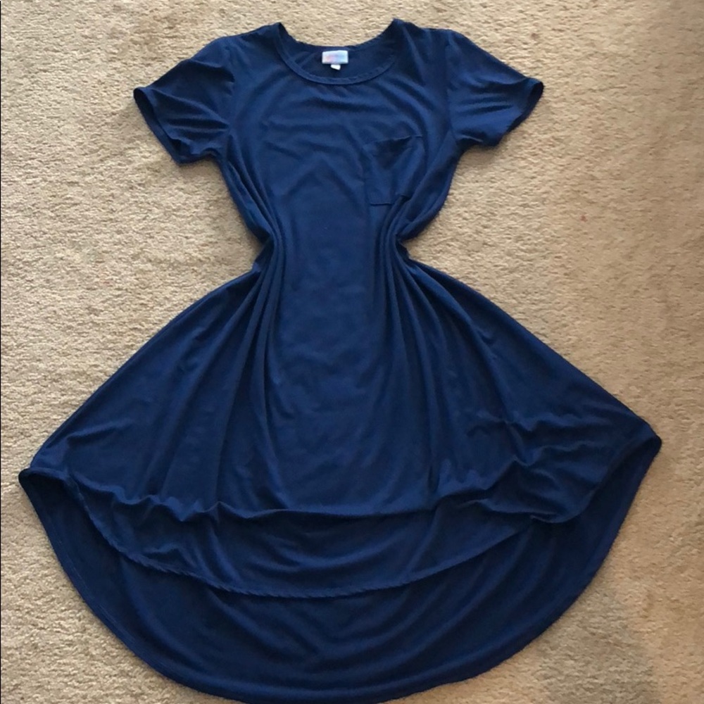 XS Navy Lularoe Carly Dress
